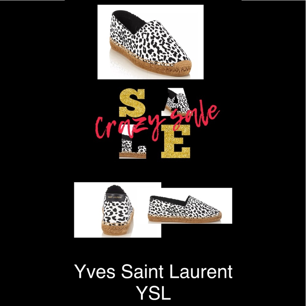 YVES Saint Laurent Espadrilles $375 NIB